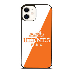 HERMES PARIS LOGO SLICE iPhone 12 Case Cover HERMES PARIS LOGO SLICE iPhone 12 Case Cover