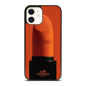 HERMES PARIS ORANGE LIPSTICK iPhone 12 Case Cover