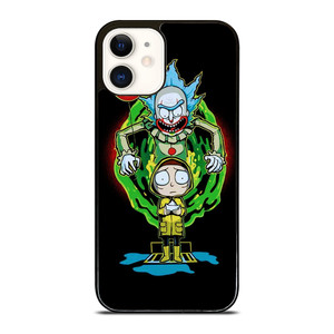 IT RICK AND MORTY CARTOON iPhone 12 Case Cover IT RICK AND MORTY CARTOON iPhone 12 Case Cover
