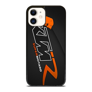 KTM SUPER MOTARD LOGO iPhone 12 Case Cover KTM SUPER MOTARD LOGO iPhone 12 Case Cover