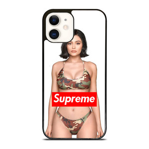 KYLIE JENNER SUPREME CAMO iPhone 12 Case Cover KYLIE JENNER SUPREME CAMO iPhone 12 Case Cover
