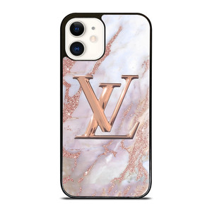 LOUIS VUITTON GOLDEN MARBLE EMBLEM iPhone 12 Case Cover