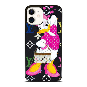 LOUIS VUITTON LOGO DAISY DUCK DISNEY iPhone 12 Case Cover LOUIS VUITTON LOGO DAISY DUCK DISNEY iPhone 12 Case Cover