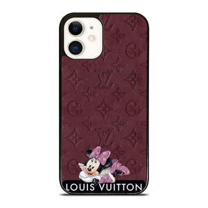 LOUIS VUITTON LV FEAT MINNIE MOUSE DISNEY iPhone 12 Case Cover LOUIS VUITTON LV FEAT MINNIE MOUSE DISNEY iPhone 12 Case Cover