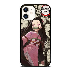 MANGA ANIME DEMON SLAYER NEZUKO KAMADO iPhone 12 Case Cover