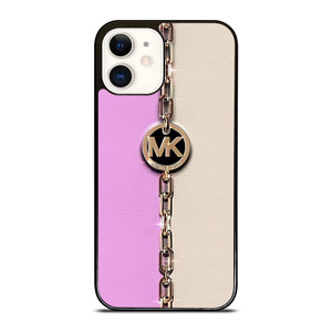 MICHAEL KORS MK LOGO CHAIN iPhone 12 Case Cover