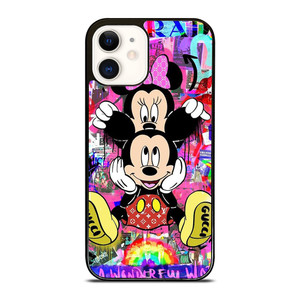 MICKEY MINNIE MOUSE DISNEY GUCCI PRADA OFF WHITE NIKE iPhone 12 Case Cover MICKEY MINNIE MOUSE DISNEY GUCCI PRADA OFF WHITE NIKE iPhone 12 Case Cover