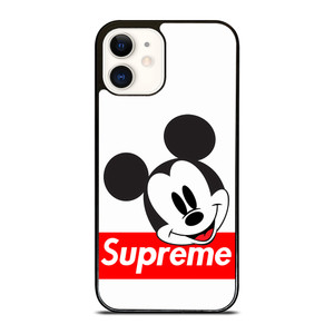 MICKEY MOUSE SUPREME CF iPhone 12 Case Cover MICKEY MOUSE SUPREME CF iPhone 12 Case Cover