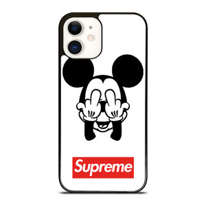 MICKEY MOUSE SUPREME iPhone 12 Case Cover MICKEY MOUSE SUPREME iPhone 12 Case Cover