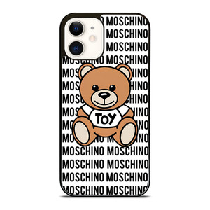 MOSCHINO MOSCHINO BEAR iPhone 12 Case Cover MOSCHINO MOSCHINO BEAR iPhone 12 Case Cover