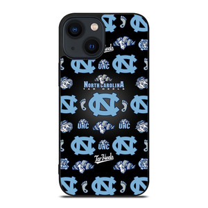 NORTH CAROLINA TAR HEELS LOGO PATTERN  iPhone 14 Plus Case Cover