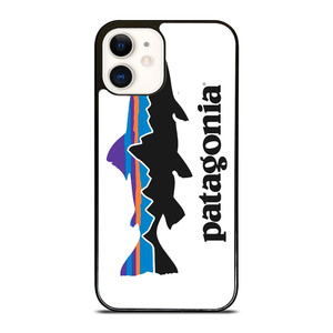 PATAGONIA FISHING BUILT LOGO iPhone 12 Case Cover PATAGONIA FISHING BUILT LOGO iPhone 12 Case Cover