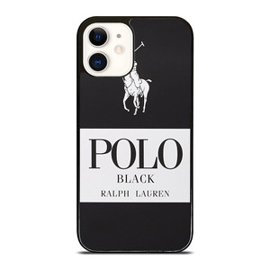 POLO RALPH LAUREN BLACK iPhone 12 Case Cover
