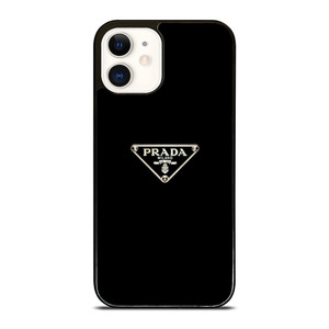 PRADA MILANO BLACK LOGO iPhone 12 Case Cover PRADA MILANO BLACK LOGO iPhone 12 Case Cover