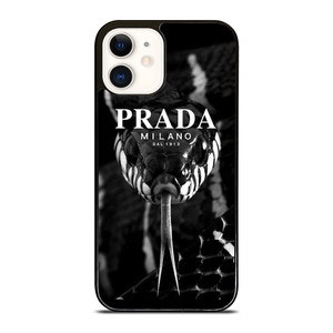 PRADA MILANO DAL 1913 ICON SNAKE iPhone 12 Case Cover PRADA MILANO DAL 1913 ICON SNAKE iPhone 12 Case Cover