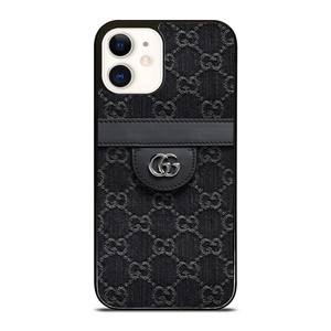 PRADA MILANO LOGO BLACK BAG iPhone 12 Case Cover