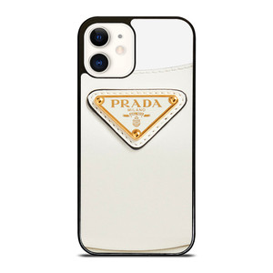 PRADA MILANO LOGO WHITE iPhone 12 Case Cover