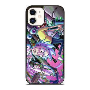 RICK AND MORTY CARTOON iPhone 12 Case Cover RICK AND MORTY CARTOON iPhone 12 Case Cover