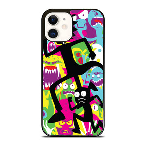 RICK AND MORTY COLORFUL ART iPhone 12 Case Cover