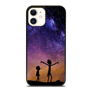 RICK AND MORTY GALAXY iPhone 12 Case Cover RICK AND MORTY GALAXY iPhone 12 Case Cover