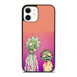 RICK AND MORTY HALLOWEEN ZOMBIES iPhone 12 Case Cover RICK AND MORTY HALLOWEEN ZOMBIES iPhone 12 Case Cover