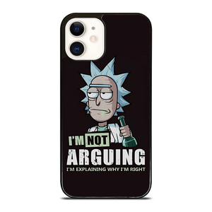 RICK AND MORTY NOT ARGUING iPhone 12 Case Cover