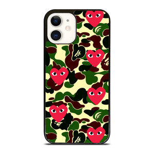 SUPREME BAPE COMME DES GARCONS iPhone 12 Case Cover SUPREME BAPE COMME DES GARCONS iPhone 12 Case Cover