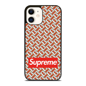 SUPREME BURBERRY iPhone 12 Case Cover