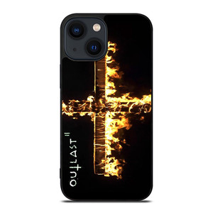 OUTLAST 2 FIRE SYMBOL iPhone 14 Plus Case Cover OUTLAST 2 FIRE SYMBOL iPhone 14 Plus Case Cover