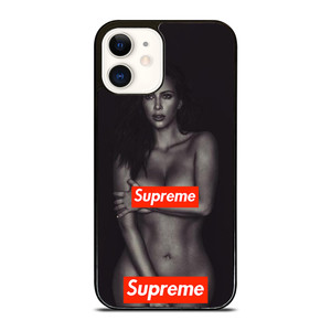 SUPREME KIM KARDASHIAN iPhone 12 Case Cover SUPREME KIM KARDASHIAN iPhone 12 Case Cover
