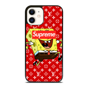 SUPREME SPONGEBOB iPhone 12 Case Cover SUPREME SPONGEBOB iPhone 12 Case Cover