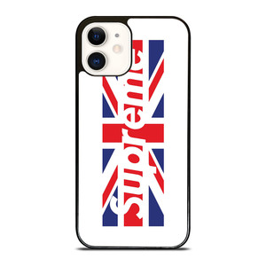 SUPREME UNITED KINGDOM FLAG iPhone 12 Case Cover SUPREME UNITED KINGDOM FLAG iPhone 12 Case Cover