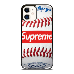 SUPREME X RAWLINGS BASEBALL iPhone 12 Case Cover SUPREME X RAWLINGS BASEBALL iPhone 12 Case Cover