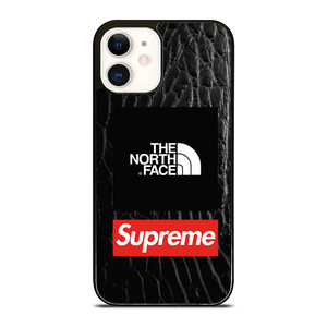 SUPREME X THE NORTH FACE LEATHER iPhone 12 Case Cover