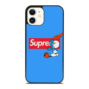 SUPREME X THE SMURFS iPhone 12 Case Cover