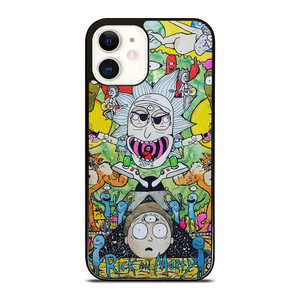 TRIPPY RICK AND MORTY iPhone 12 Case Cover TRIPPY RICK AND MORTY iPhone 12 Case Cover