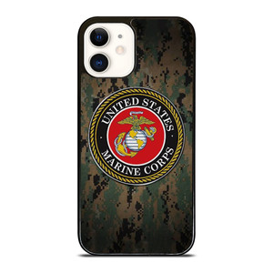 USMC MARINE CAMO iPhone 12 Case Cover