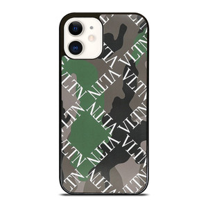 VALENTINO CAMO PATTERN iPhone 12 Case Cover