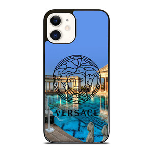VERSACE LOGO POOL PALACE iPhone 12 Case Cover