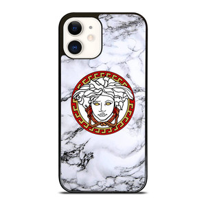 VERSACE LOGO RED EMBLEM iPhone 12 Case Cover
