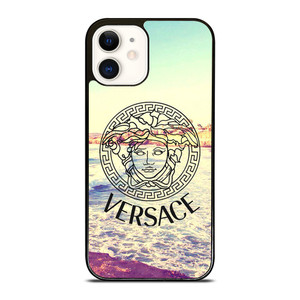 VERSACE LOGO THE BEACH iPhone 12 Case Cover
