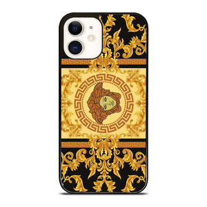 VERSACE ORNAMENT LOGO iPhone 12 Case Cover VERSACE ORNAMENT LOGO iPhone 12 Case Cover