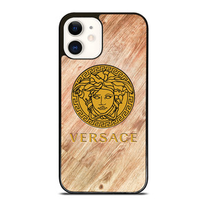 VERSACE WOODEN EMBLEM iPhone 12 Case Cover