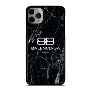 BALENCIAGA LOGO MARBLE BLACK iPhone 11 Pro Max Case Cover