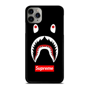 BAPE CAMO SHARK SUPREME BLACK iPhone 11 Pro Max Case Cover