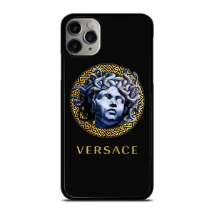 BLUE VERSACE MEDUSA LOGO iPhone 11 Pro Max Case Cover