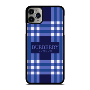 BURBERRY LONDON LOGO BLUE iPhone 11 Pro Max Case Cover