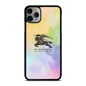 BURBERRY LONDON LOGO COLORFUL iPhone 11 Pro Max Case Cover