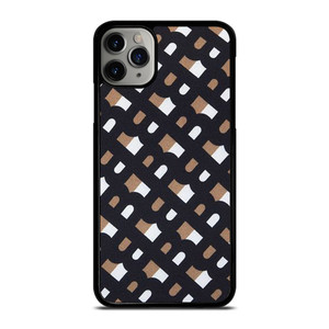 BURBERRY LONDON LOGO FABRIC PATTERN iPhone 11 Pro Max Case Cover