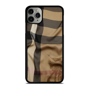 BURBERRY LONDON PATTERN SCARF FABRIC iPhone 11 Pro Max Case Cover